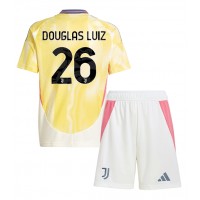 Maglie da calcio Juventus Douglas Luiz #26 Seconda Maglia Bambino 2024-25 Manica Corta (+ Pantaloni corti)